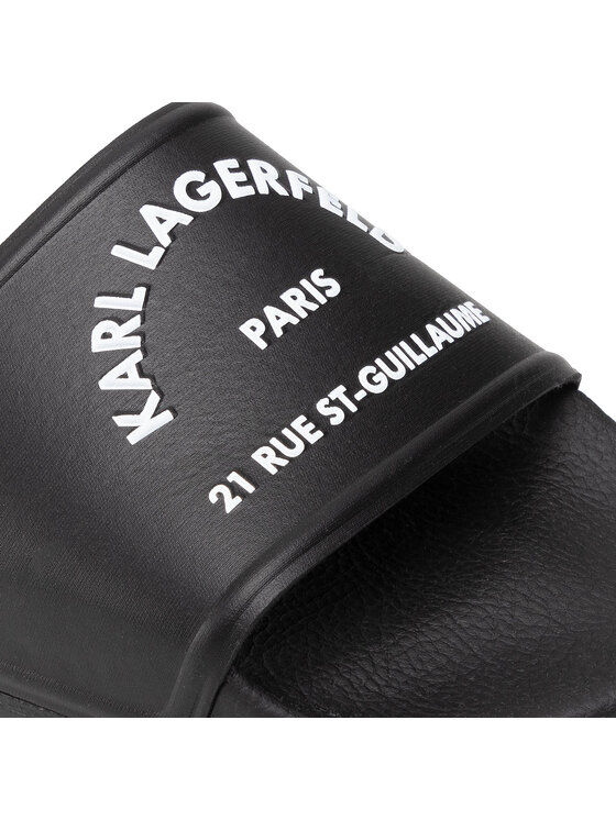 KARL LAGERFELD Klapki KARL LAGERFELD KL70008 Czarny