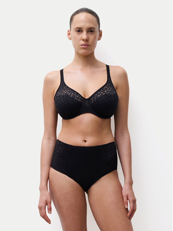Chantelle Chantelle Класичні труси з високою талією Norah C13F30 Чорний