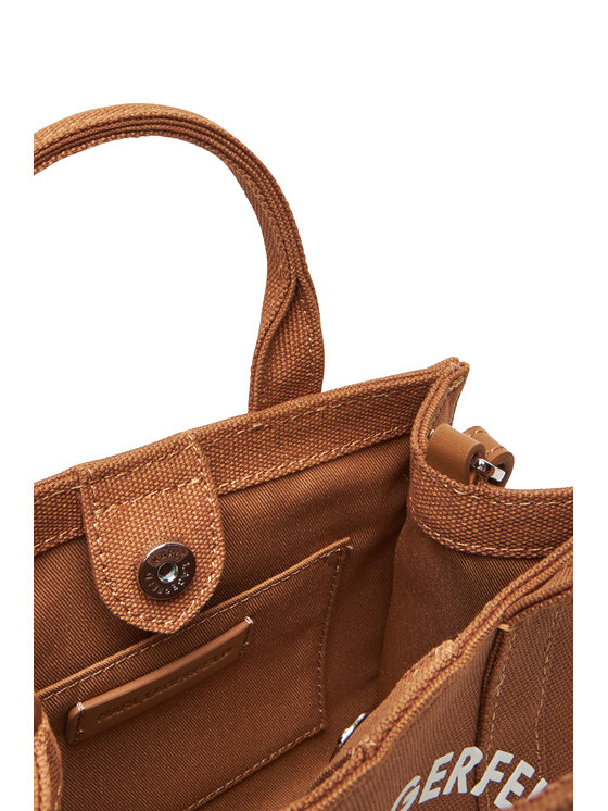 KARL LAGERFELD Kabelka KARL LAGERFELD A3W50118 Hnědá