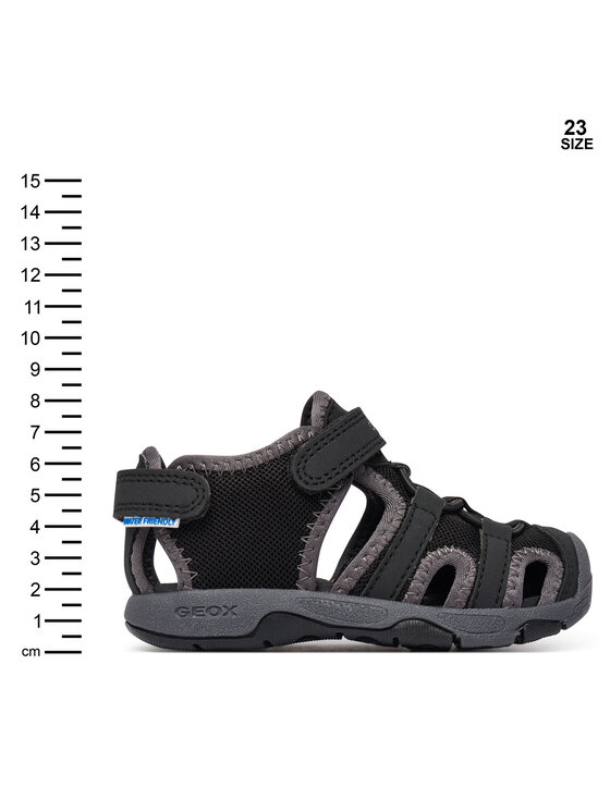Geox Basutės Geox B Sandal Multy Boy B650FA 05014 C9999 M Juoda
