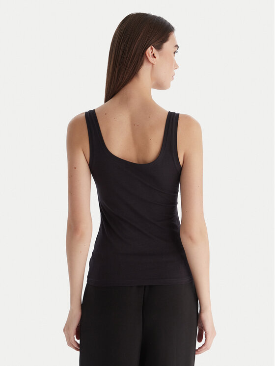 Hunkemöller Hunkemöller Top Singlet 302809 Negro Slim Fit
