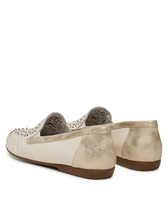 Rieker Mokasīni Rieker L6350-60 Bēšs