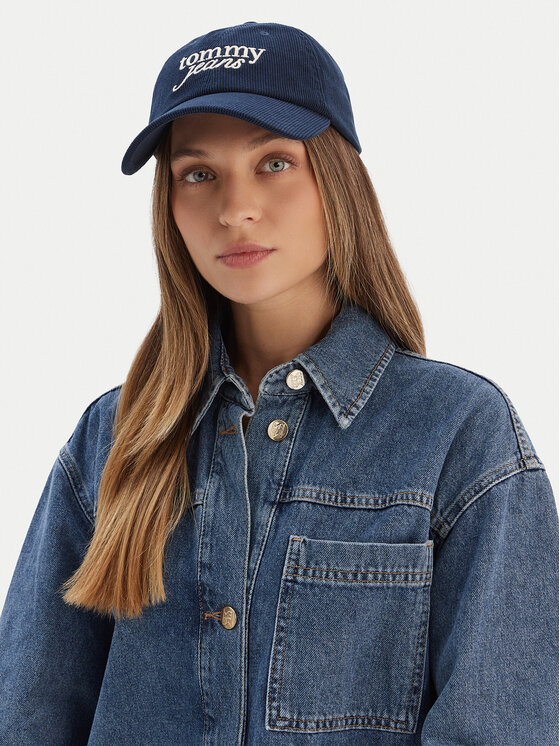 Tommy Jeans Cappellino Tommy Jeans Script AW0AW17908 Blu scuro