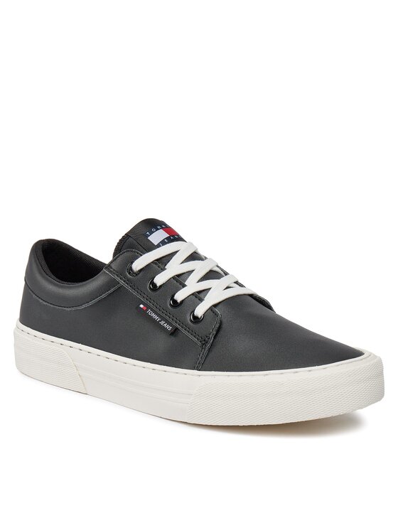 Tommy Jeans Sneakers Tommy Jeans Tjm Vulc. Skate Derby Ess EM0EM01400 Negru