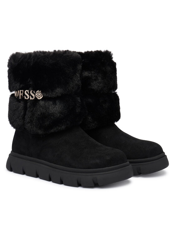 Guess Sněhule Guess FLFMEL ELE10 Černá