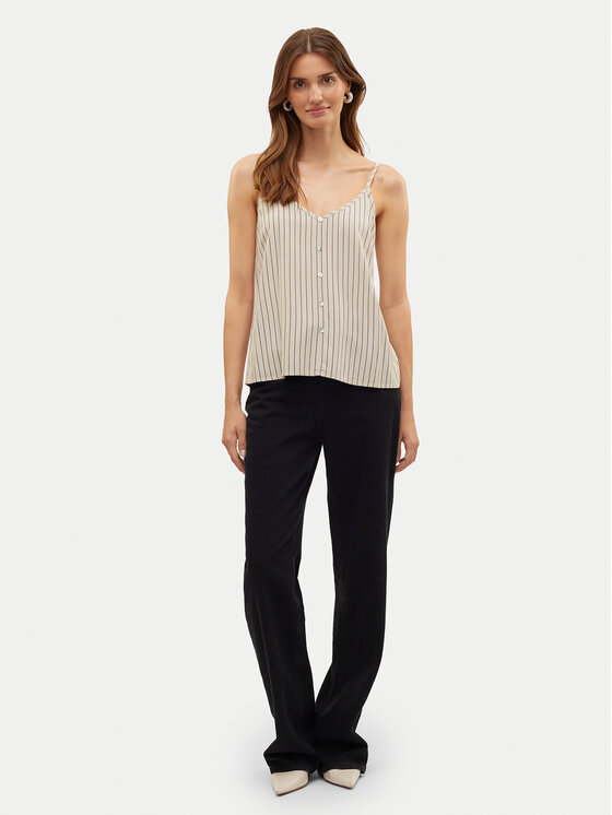 Vero Moda Vero Moda Топ Mymilo 10303690 Бежевий Regular Fit