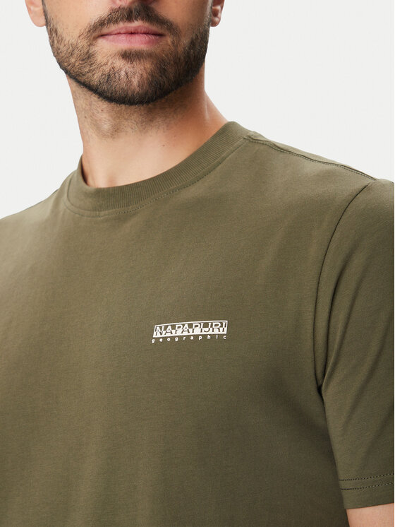 Napapijri Napapijri Camiseta NP0A88TR Caqui Regular Fit