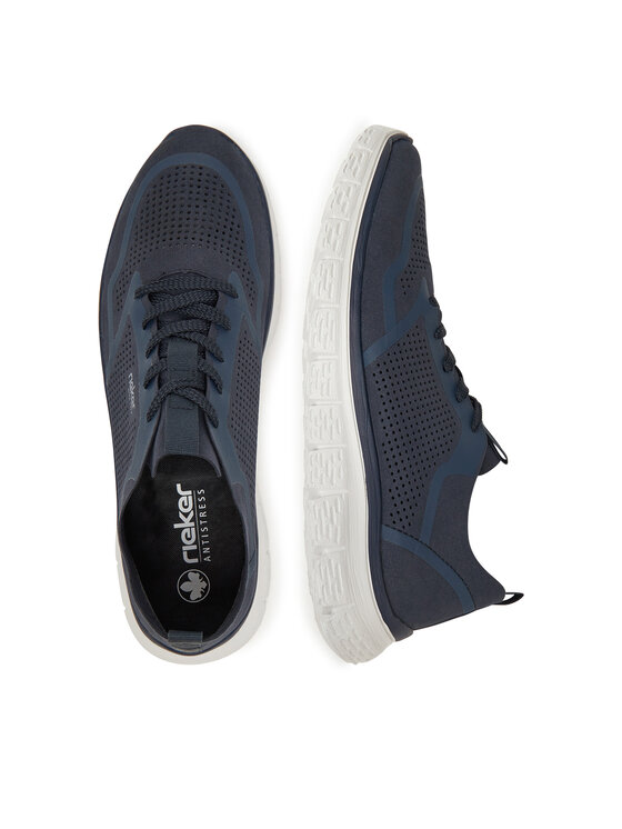 Rieker Sneakersy Rieker B6600-14 Tmavomodrá