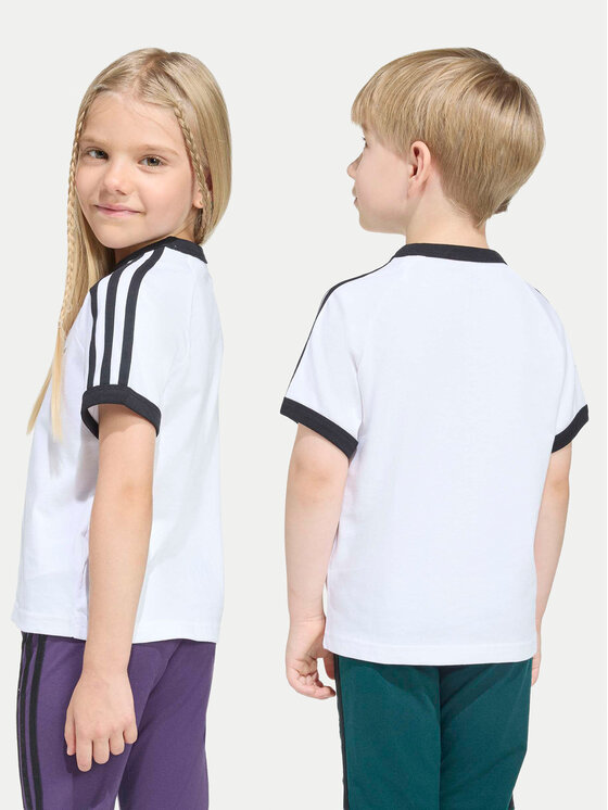 adidas adidas Camiseta 3-Stripes KC9507 Blanco Loose Fit