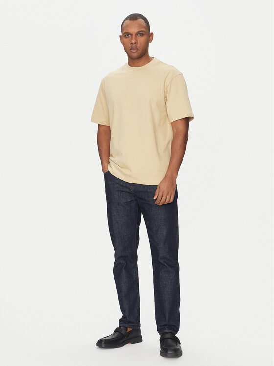HUGO HUGO Футболка Dapolino 50488330 Бежевий Relaxed Fit