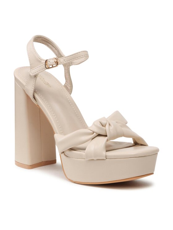 DeeZee Sandále DeeZee F20074-21 Écru