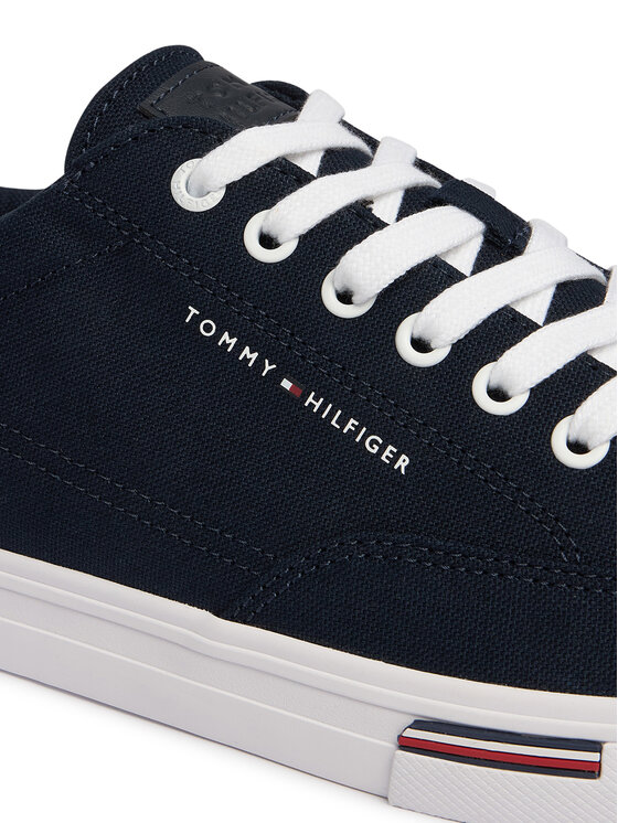 Tommy Hilfiger Πάνινα παπούτσια Tommy Hilfiger Vulc Core Rwb Long FM0FM05813 Σκούρο μπλε