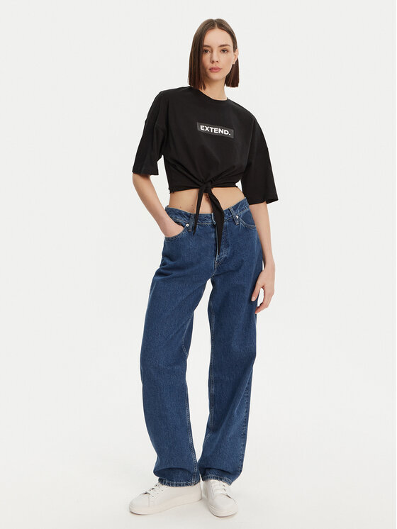 ONLY ONLY Póló Serena 15343356 Fekete Regular Fit