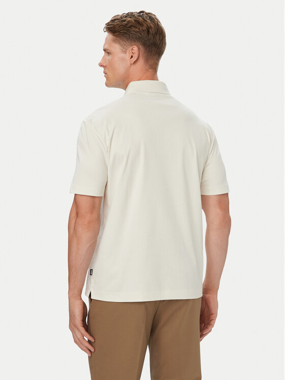 BOSS BOSS Polo C-Parris 01 50555829 Crema Regular Fit