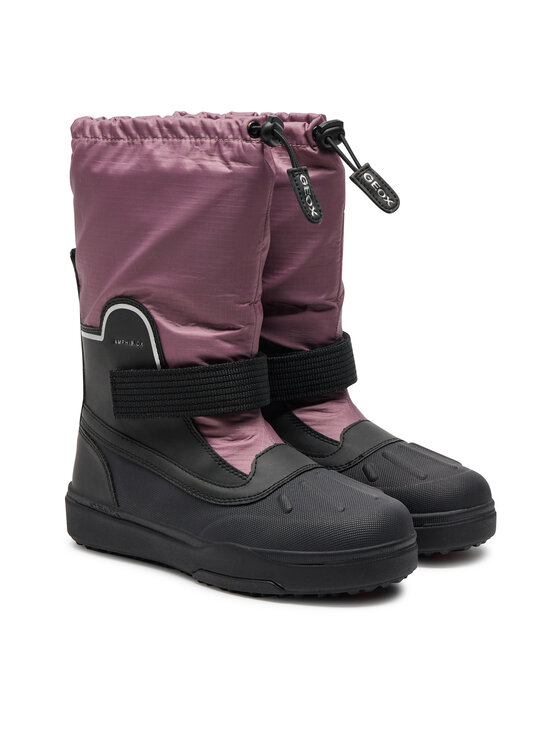 Geox Botas de nieve Geox J Bunshee PG Abx B J46HSB-0MEFU C8049 S Negro
