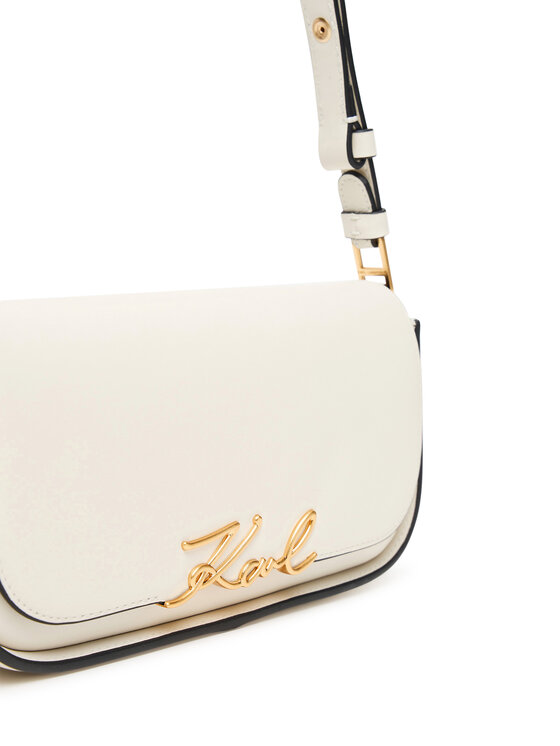 KARL LAGERFELD Torebka KARL LAGERFELD A1W30039 Écru