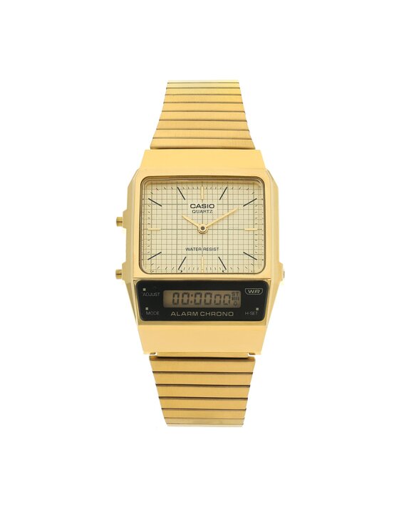Casio Hodinky Casio Vintage Maxi AQ-800EG-9AEF Zlatá