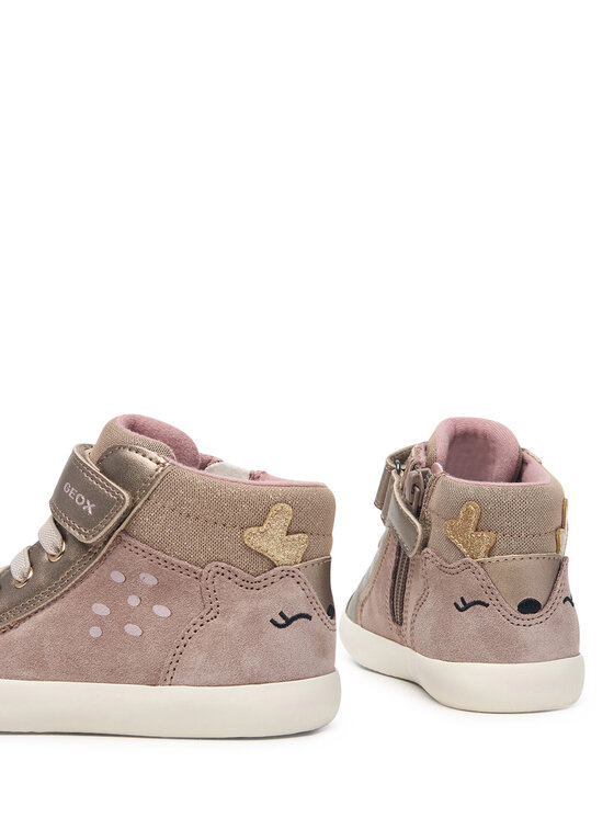 Geox Sneakers Geox B Gisli Girl B661MA 022NF C5005 S Bej închis