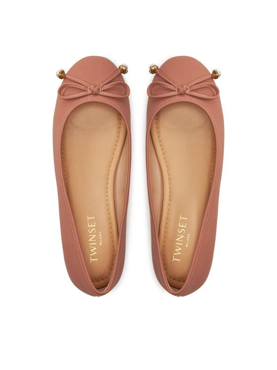 TWINSET Балетки TWINSET Ballerina 242TCP150 Бежевий