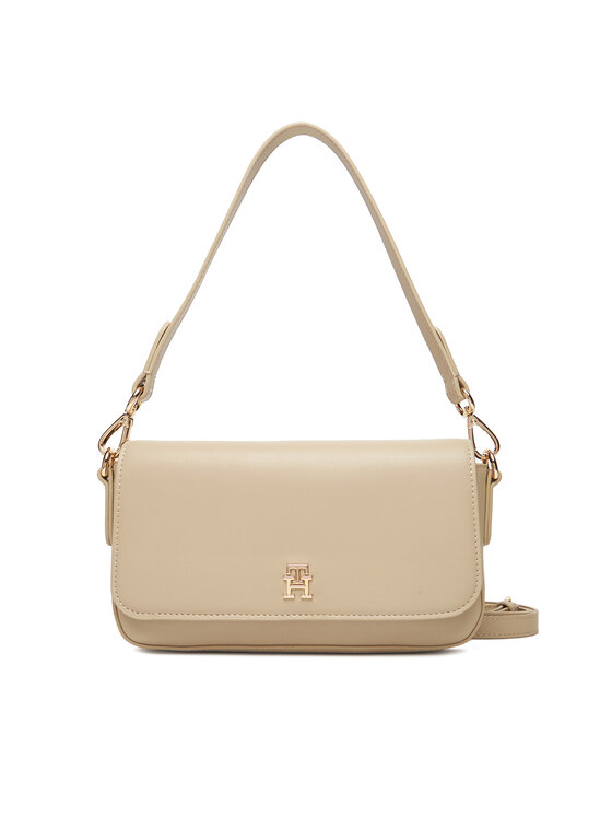 Tommy Hilfiger Kabelka Tommy Hilfiger Th Icon Conv AW0AW17677 Béžová