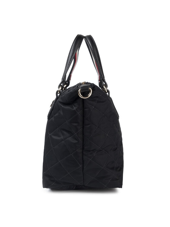 Tommy Hilfiger Torebka Tommy Hilfiger Poppy Small Tote AW0AW07393 Granatowy