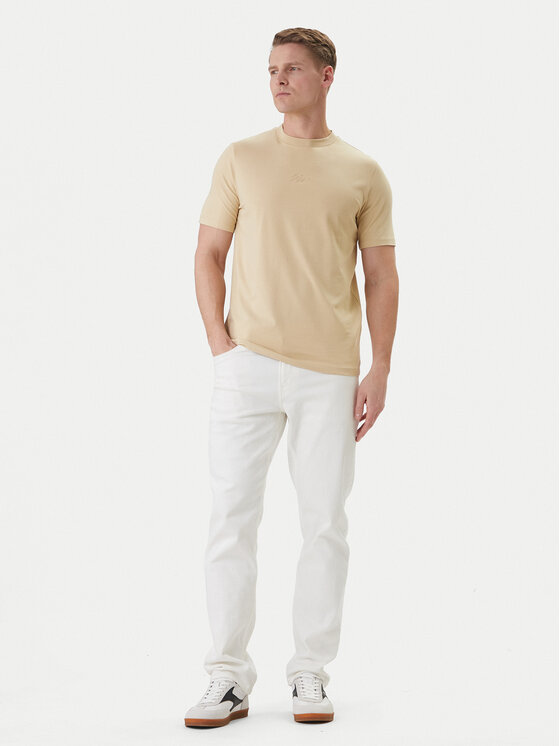 KARL LAGERFELD KARL LAGERFELD Camiseta 755047 562235 Beis Regular Fit