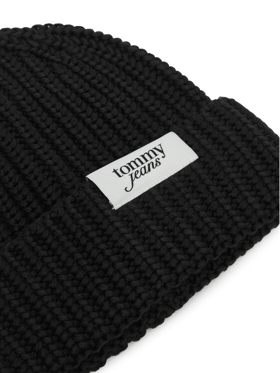 Tommy Hilfiger Căciulă Tommy Hilfiger Script AW0AW18972 Negru