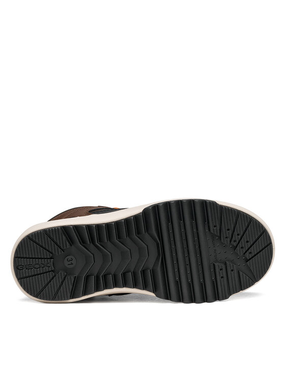 Geox Auliniai batai Geox J Bunshee Boy B Abx J56FMA 0ME32 C6006 M Tamsiai ruda