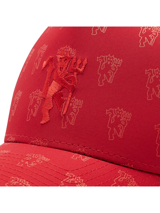 New Era Cappellino New Era Manchester United All Over Print A-Frame Trucker 60221463 Rosso