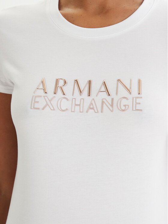 Armani Exchange Armani Exchange Camiseta XW001837 AF16294 U0002 Blanco Slim Fit