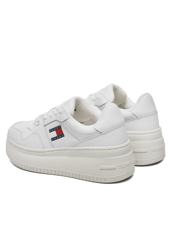 Tommy Jeans Zapatillas Tommy Jeans Tjw Retro Basket Flatform Ess EN0EN02506 Blanco