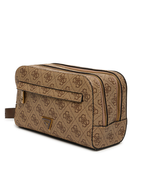 Guess Geantă pentru cosmetice Guess PMMILO P5461 Bej