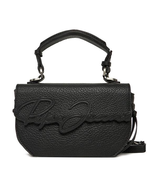 Pepe Jeans Kabelka Pepe Jeans Amber Script PL031664 Černá
