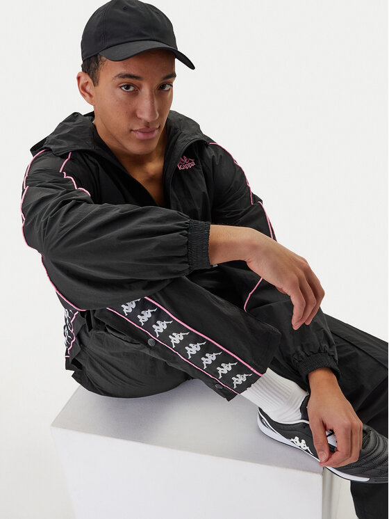 Kappa Kappa Rompevientos Banda Silas 37222WW Negro Comfort Fit