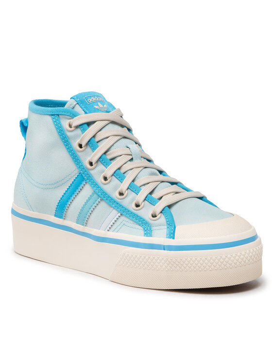 adidas Кеди adidas Nizza Platform Mid GX4604 Голубий