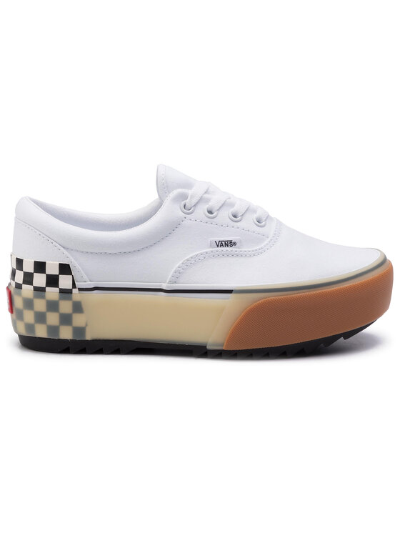 Vans Tenis superge Vans Era Stacked VN0A4BTOTDC1 Bela