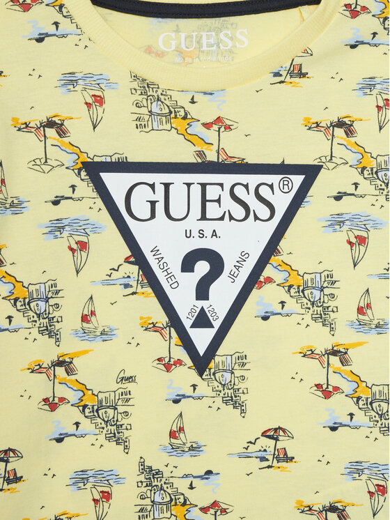 Guess Guess Набір футболка та шорти N6GG01 K8HM4 Кольоровий Regular Fit