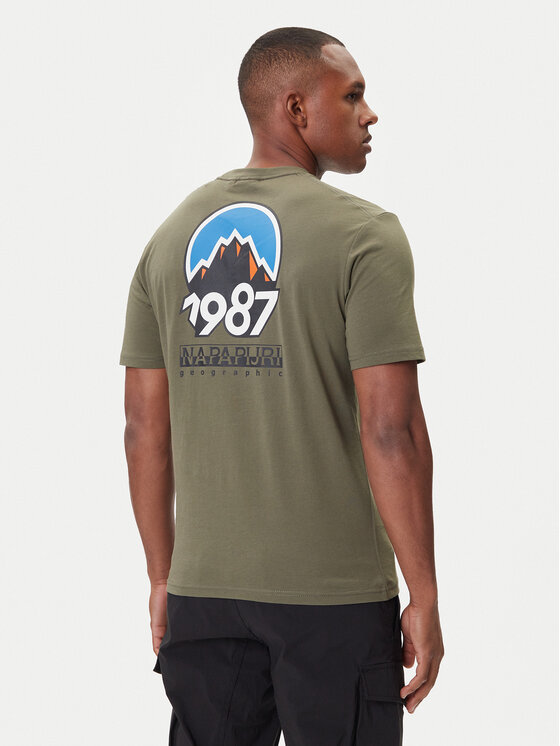 Napapijri Napapijri Camiseta S-Montepiana NP0A88SV Verde Regular Fit