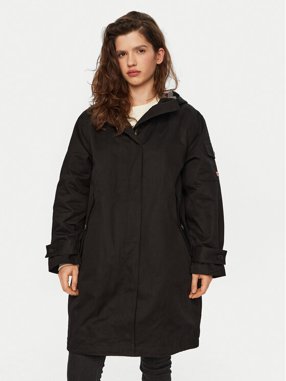 Hunter Hunter Куртка парка Hanley HARW0015242 Чорний Regular Fit