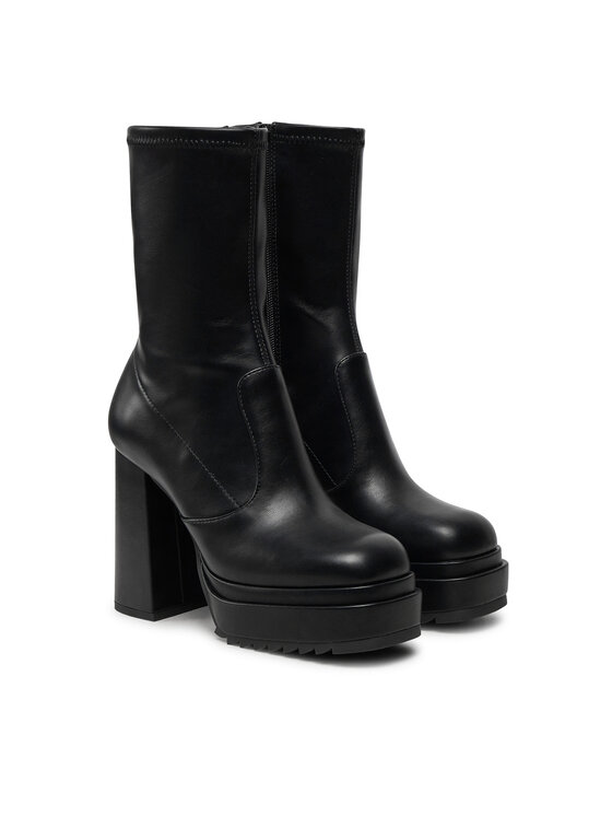 Buffalo Botine Buffalo May W Sock 1220030 Negru
