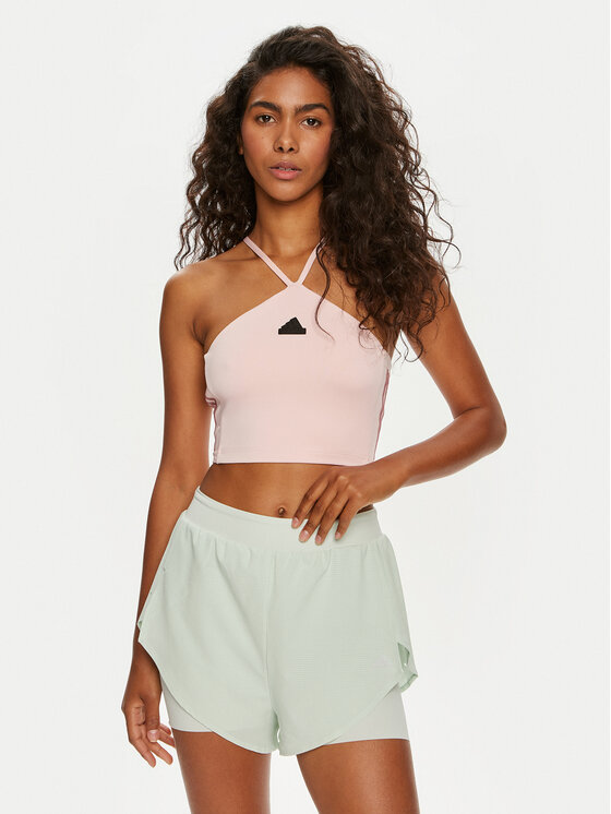 adidas adidas Marškinėliai Tiro Cut 3-Stripes Summer IX3504 Rožinė Slim Fit