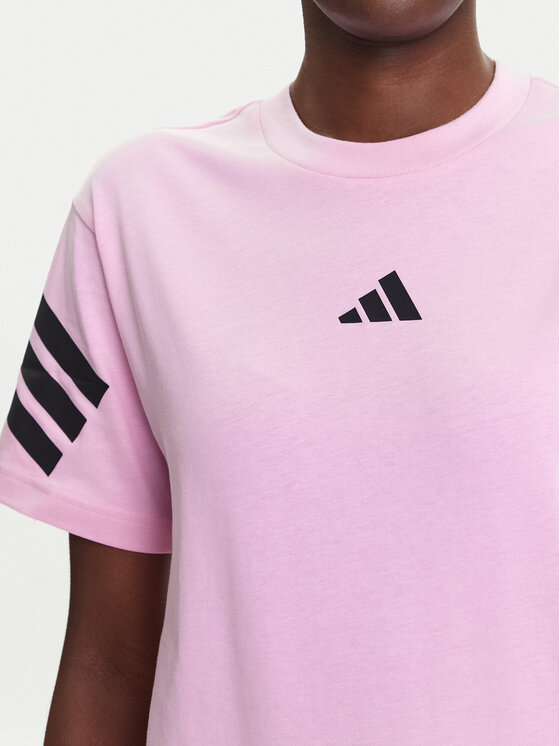 adidas adidas Футболка Future Icons 3-Stripes JE0240 Рожевий Regular Fit
