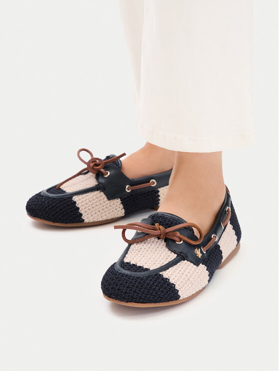 Tommy Hilfiger Mokasíny Tommy Hilfiger Th Flex FW0FW09506 Tmavomodrá