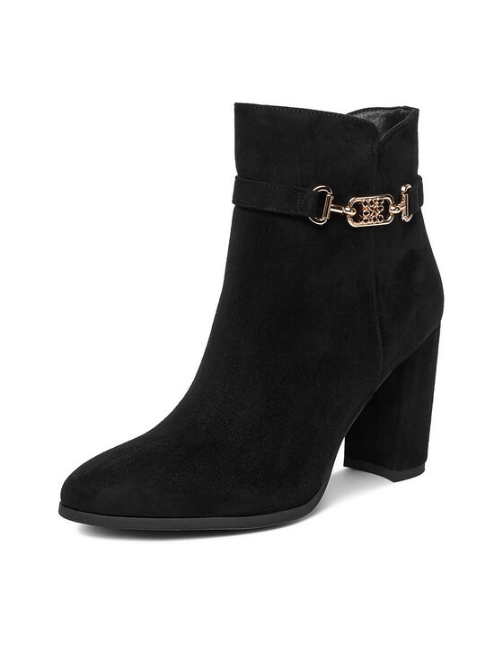 Nine West Botine Nine West CEO-ZAINA-01 Negru