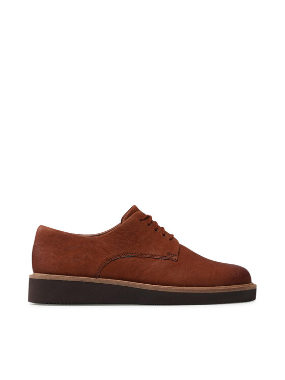 Clarks Félcipő Clarks Baille Stitch 261612764 Barna