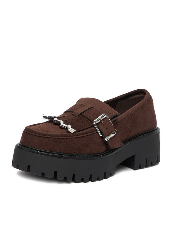 DeeZee Loafersy DeeZee CEO-HY6688001-1 Hnědá
