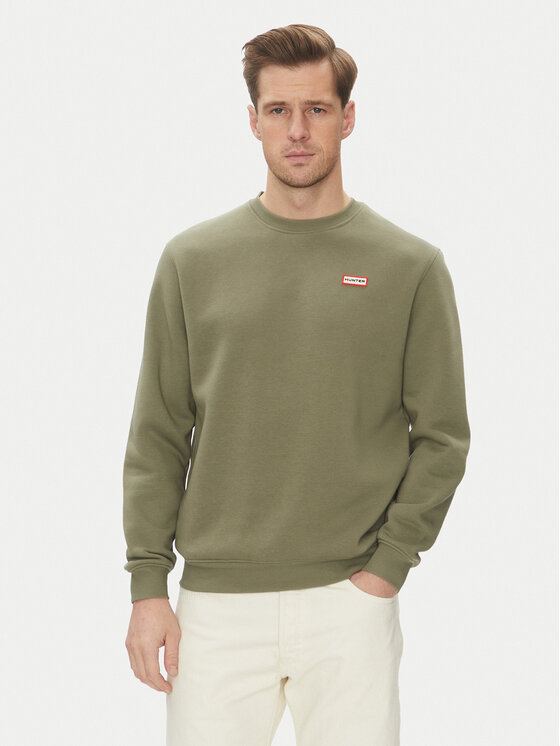Hunter Hunter Pulóver May HARM0058251 Khaki Relaxed Fit