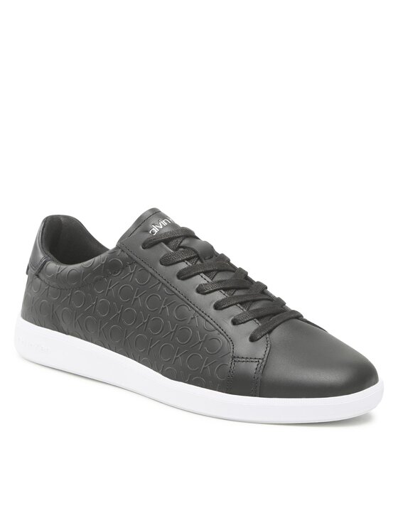 Calvin Klein Laisvalaikio batai Calvin Klein Low Top Lace Up Mono HM0HM00845 Juoda