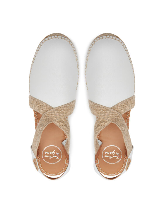 Toni Pons Espadrilky Toni Pons Tossa Biela