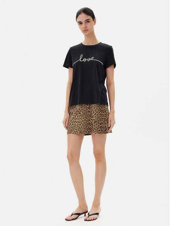 Vero Moda Vero Moda Футболка Kami 10332587 Чорний Relaxed Fit